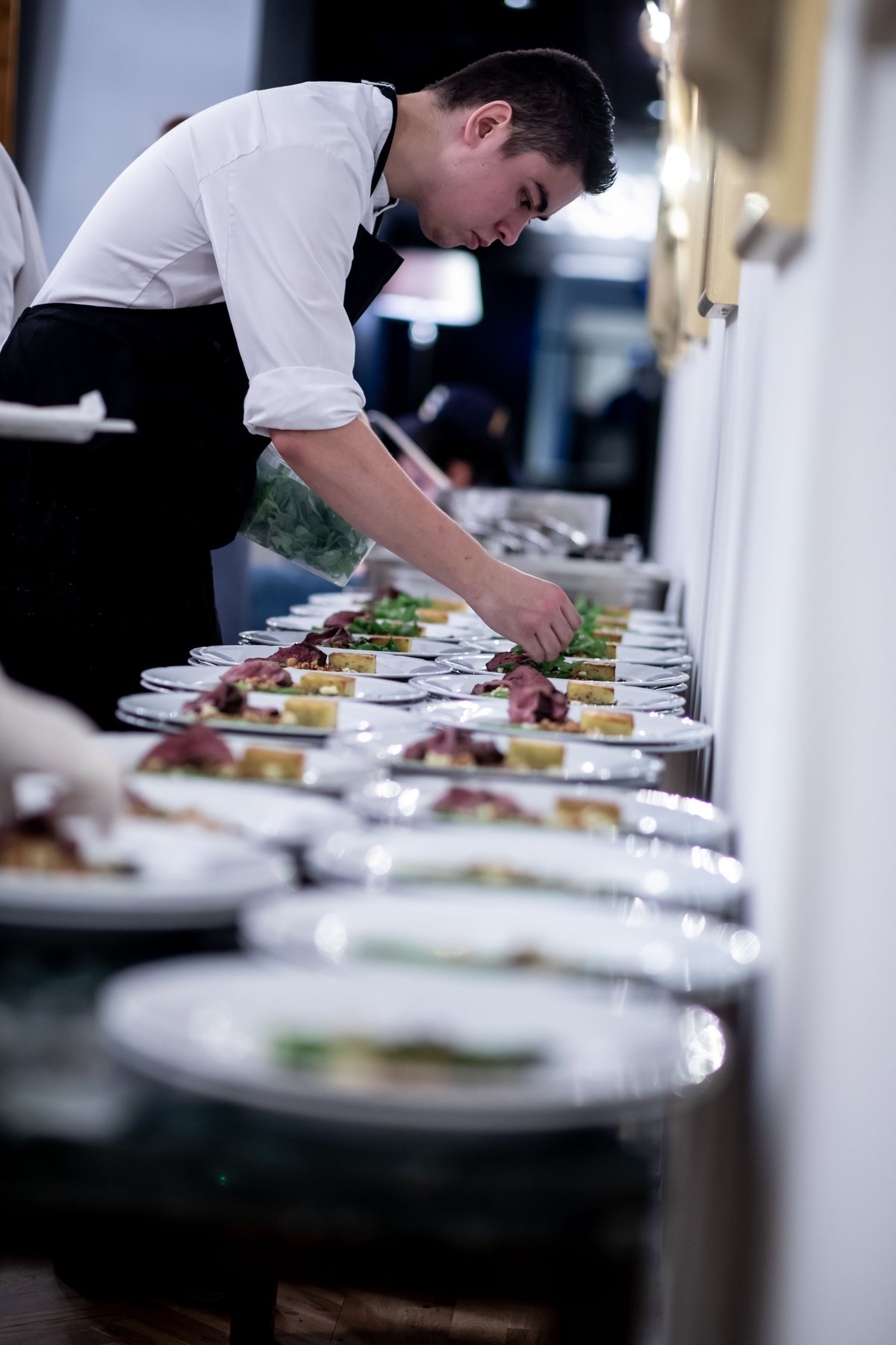 Chef preparing food