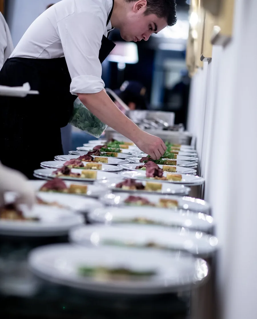 A chef providing a bookable service