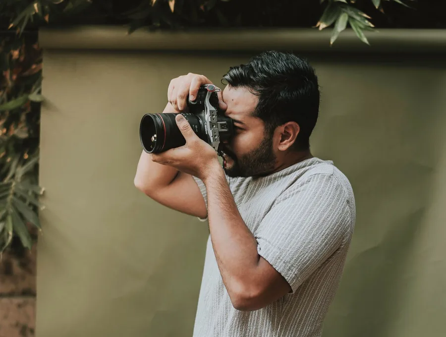 A photographer offering a professional service